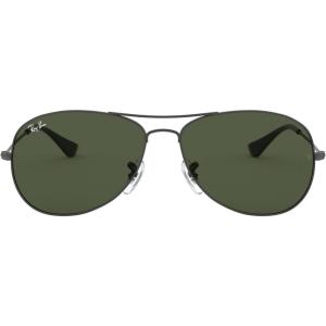 imageRayBan RB3362 Cockpit Aviator SunglassesGunmetalG15 Green