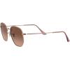 imageRayBan Unisex Rb3548n Hexagonal Flat Lens Evolve Photochromic Hexagonal SunglassesCopperPink Gradient Brown