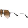 imageRayBan Unisex RB3025 ClassicBlackClear Gradient Brown