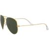 imageRayBan Unisex RB3025 ClassicGold BrownG15 Green
