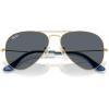 imageRayBan Unisex RB3025 ClassicGoldBlue