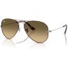 imageRayBan Unisex RB3025 ClassicHavana on GunmetalBrown Vintage Gradient Black