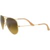 imageRayBan Unisex RB3025 ClassicMatte GoldBrown Gradient Dark Brown