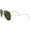 imageRayBan Unisex RB3025 ClassicPolished GoldG15 Green