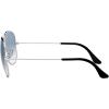 imageRayBan Unisex RB3025 ClassicSilverClear Gradient Blue