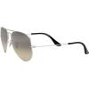 imageRayBan Unisex RB3025 ClassicSilverClear Gradient Grey