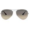 imageRayBan Unisex RB3025 ClassicSilverClear Gradient Grey X