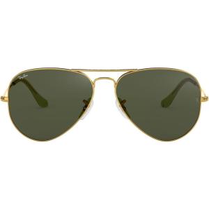 imageRayBan Unisex RB3025 ClassicShiny GoldG15 Green