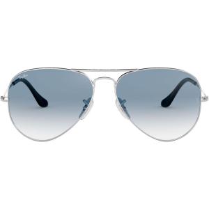 imageRayBan Unisex RB3025 ClassicSilverClear Gradient Blue