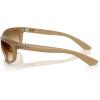 imageRayBan Mens Rb4089 Balorama Rectangular SunglassesOpal Light BrownClear Gradient Brown