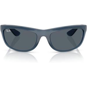 imageRayBan Mens Rb4089 Balorama Rectangular SunglassesOpal BlueBlue