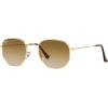 imageRayBan Rb3548 Hexagonal Evolve Photochromic SunglassesGoldClear Gradient Brown