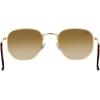 imageRayBan Rb3548 Hexagonal Evolve Photochromic SunglassesGoldClear Gradient Brown