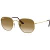 imageRayBan Rb3548 Hexagonal Evolve Photochromic SunglassesGoldClear Gradient Brown