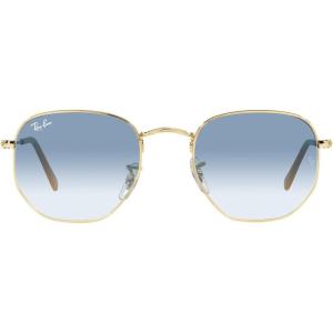 imageRayBan Rb3548 Hexagonal Evolve Photochromic SunglassesGoldClear Gradient Blue