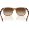 imageRayBan RB4165 Justin Rectangular SunglassesRubber BeigeGradient Brown