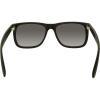 imageRayBan RB4165 Justin Rectangular SunglassesRubber BlackGradient Gray