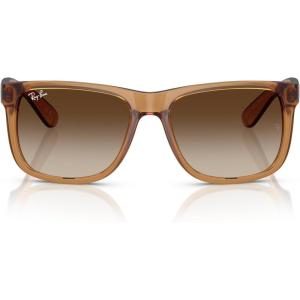 imageRayBan RB4165 Justin Rectangular SunglassesRubber BeigeGradient Brown