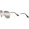 imageRayBan RB3362 Cockpit Aviator SunglassesGoldClear Gradient Blue