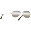 imageRayBan RB3362 Cockpit Aviator SunglassesGoldClear Gradient Blue