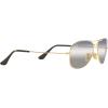 imageRayBan RB3362 Cockpit Aviator SunglassesGoldClear Gradient Blue