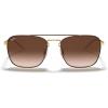 imageRayBan RB3588 Square SunglassesBrown on GoldBrown Gradient Dark Brown