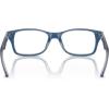 imageRayBan Kids Ry1531 Square Prescription Eyeglass FramesTop Dark BlueBrownLight GreyDemo Lens