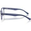 imageRayBan Kids Ry1531 Square Prescription Eyeglass FramesTop Violet on Transparent VioletDemo Lens