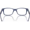 imageRayBan Kids Ry1531 Square Prescription Eyeglass FramesTop Violet on Transparent VioletDemo Lens