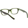 imageRayBan unisexchild Ry1555 Square Prescription Eyeglass FramesBrown on Green FluorescentDemo Lens