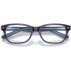 imageRayBan unisexchild Ry1555 Square Prescription Eyeglass FramesTop BlueVioletLight BlueDemo Lens
