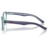 imageRayBan unisexchild Ry1555 Square Prescription Eyeglass FramesTop BlueVioletLight BlueDemo Lens