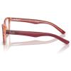 imageRayBan unisexchild Ry1555 Square Prescription Eyeglass FramesTop RedVioletOrangeDemo Lens