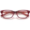 imageRayBan unisexchild Ry1555 Square Prescription Eyeglass FramesTop RedVioletOrangeDemo Lens