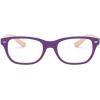 imageRayBan unisexchild Ry1555 Square Prescription Eyeglass FramesViolet on PinkBlueDemo Lens
