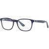 imageRayBan unisexchild Ry1592 Square Prescription Eyeglass FramesBlue on TransparentDemo Lens