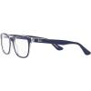 imageRayBan unisexchild Ry1592 Square Prescription Eyeglass FramesBlue on TransparentDemo Lens