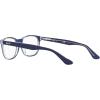 imageRayBan unisexchild Ry1592 Square Prescription Eyeglass FramesBlue on TransparentDemo Lens