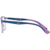 imageRayBan unisexchild Ry1598 Square Prescription Eyeglass FramesTransparent VioletBlueDemo Lens