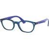 imageRayBan unisexchild Ry1599 Rectangular Prescription Eyeglass FramesTransparent BlueDemo Lens