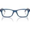 imageRayBan Kids Ry1531 Square Prescription Eyeglass FramesTop Dark BlueBrownLight GreyDemo Lens