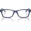 imageRayBan Kids Ry1531 Square Prescription Eyeglass FramesTop Violet on Transparent VioletDemo Lens