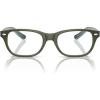 imageRayBan unisexchild Ry1555 Square Prescription Eyeglass FramesTop GreenOrangeLight BlueDemo Lens