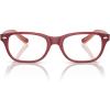 imageRayBan unisexchild Ry1555 Square Prescription Eyeglass FramesTop RedVioletOrangeDemo Lens