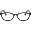 imageRayBan unisexchild Ry1599 Rectangular Prescription Eyeglass FramesBlackDemo Lens