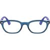imageRayBan unisexchild Ry1599 Rectangular Prescription Eyeglass FramesTransparent BlueDemo Lens