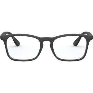 imageRayBan Kids RY1553 Square Prescription Eyeglass Frames Rubber BlackDemo Lens 48 mm