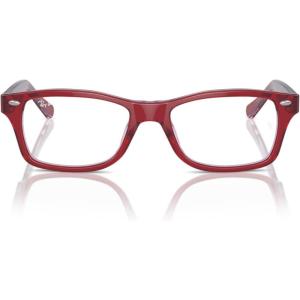imageRayBan Kids Ry1531 Square Prescription Eyeglass FramesTop RedOrangeLight PurpleDemo Lens