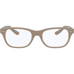 imageRayBan unisexchild Ry1555 Square Prescription Eyeglass FramesBeige on TransparentDemo Lens
