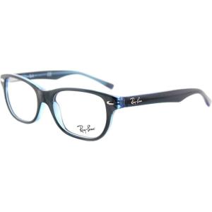 imageRayBan unisexchild Ry1555 Square Prescription Eyeglass FramesBlue on Blue FluorescentDemo Lens